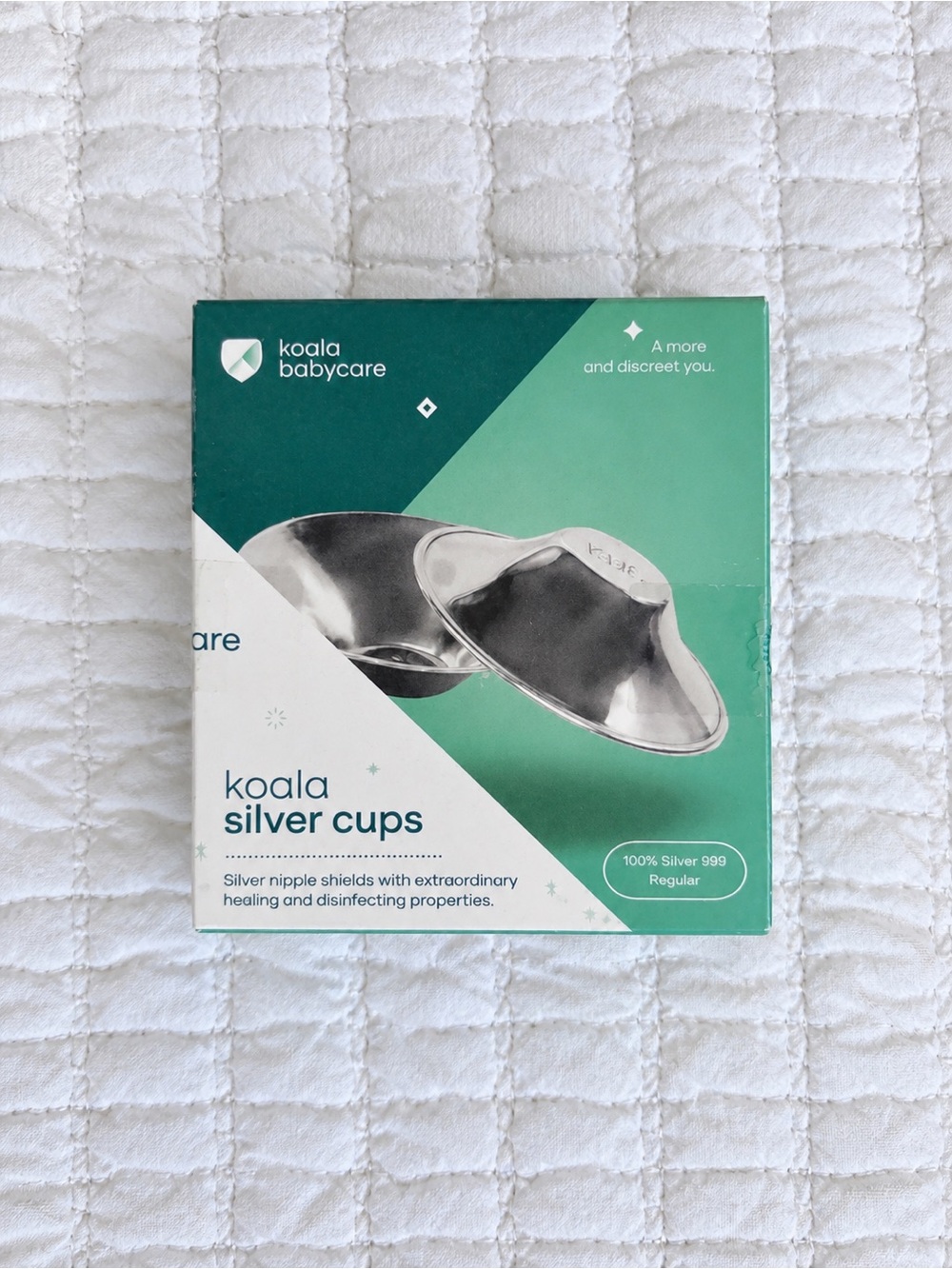 Koala Babycare Silver Cups - Silver Nipple Shields
